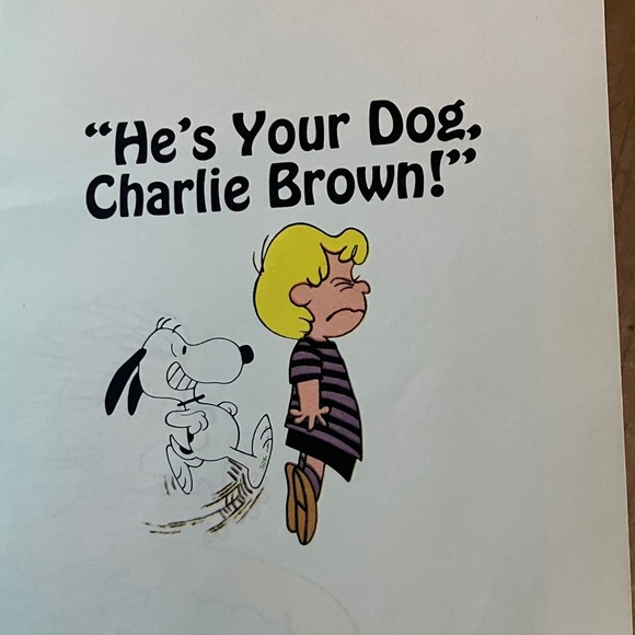 "He's Your Dog, Charlie Brown!" Book vintage 1973 softcover comic book - Picture 4 of 16